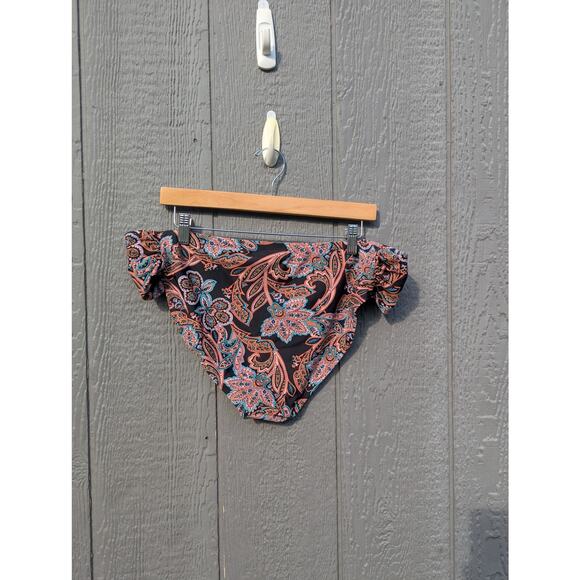 Time and True 1x plus size bikini bottom high cut beach vacation swimwear swim - Picture 2 of 3